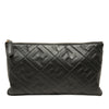 Fendi Embossed Leather FF 1974 Clutch Secondhand