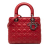 Secondhand Dior Medium Lambskin Cannage Lady Dior