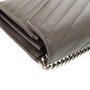 Saint Laurent Grain De Poudre Matelasse Chevron Classic Cassandre Chain Wallet Secondhand
