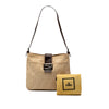 Fendi Zucca Canvas Shoulder Bag Secondhand