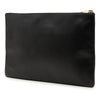 Saint Laurent Leather Zip Clutch Secondhand
