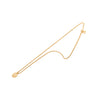 Dior Gold Plated CD Logo Pendant Necklace Secondhand