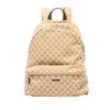 Gucci Large GG Canvas Web Tag Backpack Secondhand