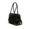Prada Soft Calf Trimmed Tessuto Bauletto Bag Secondhand