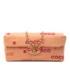 Chanel CC Chocolate Bar Canvas Logo East West Flap Secondhand
