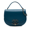 Chanel Small Shiny Calfskin and Quilted Goatskin Coco Curve Flap Secondhand