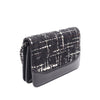 Chanel Quilted Tweed and Calfskin Gabrielle Wallet On Chain Secondhand