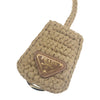 Prada Yarn Effect Raffia Crochet Brique Crossbody Secondhand