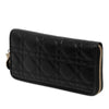Dior Lambskin Cannage Lady Dior Voyageur Wallet Secondhand