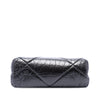 Chanel Quilted Aged Lambskin Kiss Lock Clutch with Chain Secondhand