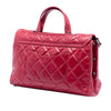Chanel Quilted Glazed Calfskin Convertible Boy Top Handle Bag Secondhand