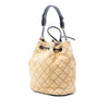 Chanel CC Suede Wild Stitch Bucket Bag Secondhand