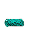Miu Miu Pleated Nylon Playing Card Print Clutch Secondhand
