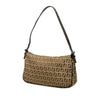 Fendi Zucchino Canvas Flap Pochette Secondhand