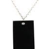 Chanel CC Brass Acrylic and Strass Pendant Necklace Secondhand