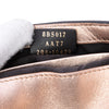 Fendi Mini Zucca Embossed Metallic Leather Baguette Satchel Secondhand