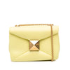 Valentino Nappa One Stud Chain Shoulder Bag Secondhand