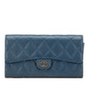 Chanel CC Quilted Caviar Classic Flap Wallet Secondhand
