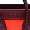 Celine Nano Tricolor Nubuck and Calfskin Luggage Tote Secondhand