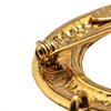 Chanel Gold Plated CC Hoop Brooch Secondhand
