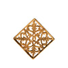 Chanel CC Gold Plated Diamond Filigree Brooch Secondhand