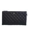 Chanel CC Quilted Caviar Toiletry Pouch Secondhand