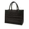 Dior Medium Oblique Embossed Leather Book Tote Secondhand