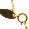 Chanel Gold Plated Crystal CC Pendant Necklace Secondhand