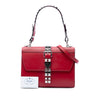 Prada City Calf and Saffiano Studded Elektra Satchel Secondhand