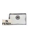 Fendi Joshua Vides Leather FF Logo Clutch Secondhand