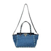 Secondhand Valentino Rockstud 2-Way Denim Bag 