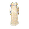 Secondhand Jean Paul Gaultier Embroidered Mesh Printed Dress 