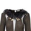 Secondhand Valentino Boutique Feather Trim Top