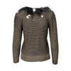 Secondhand Valentino Boutique Feather Trim Top