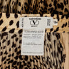 Secondhand Valentino Miss V Leopard Print Pleated Skirt 