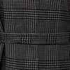 Secondhand Emporio Armani Checkered Long Coat