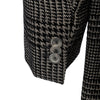 Secondhand Emporio Armani Checkered Long Coat