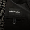 Secondhand Emporio Armani Checkered Long Coat