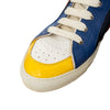 Secondhand Dsquared2 Colorblock Studded High Top Sneakers 