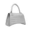 Secondhand Balenciaga Crocodile Embossed Hourglass Bag 