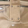 Secondhand Prada Crystal Embellished PVC Canvas Frame Bag 