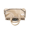 Secondhand Prada Crystal Embellished PVC Canvas Frame Bag 