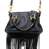 Secondhand Chloe Mini Marcie Fringe Leather Crossbody Bag 