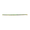 Secondhand 18K Gold Tennis Bracelet with 41 Natural Emeralds - '80s