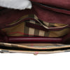 Burberry Small Leather and House Check Canvas Derby Macken Crossbody Secondhand