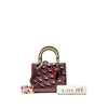 Dior Anselm Reyle Medium Metallic Lambskin Cannage Lady Dior Secondhand