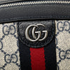 Secondhand Gucci Small GG Supreme Textured Dollar Calfskin Web Ophidia Camera Bag