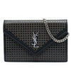 Secondhand Saint Laurent Studded Leather Monogram Le Sept Chain Bag