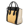 Celine Micro Tricolor Leather Luggage Tote Secondhand