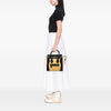 Celine Micro Tricolor Leather Luggage Tote Secondhand